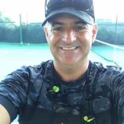 Selfie on Tennis Court